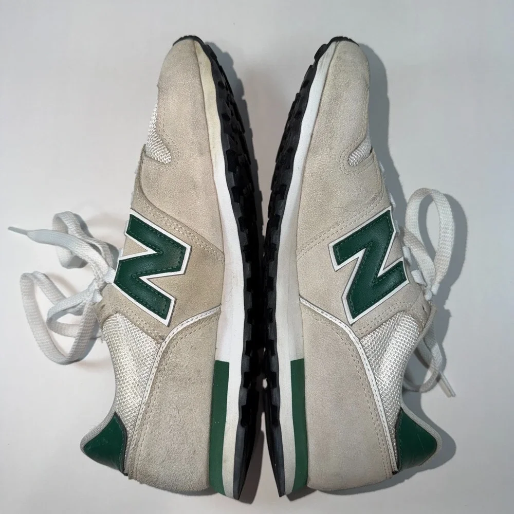 Men‎ 7.5 US New Balance Low Cut Sneakers White Green Ml373Vt2  Women's 9.0 US